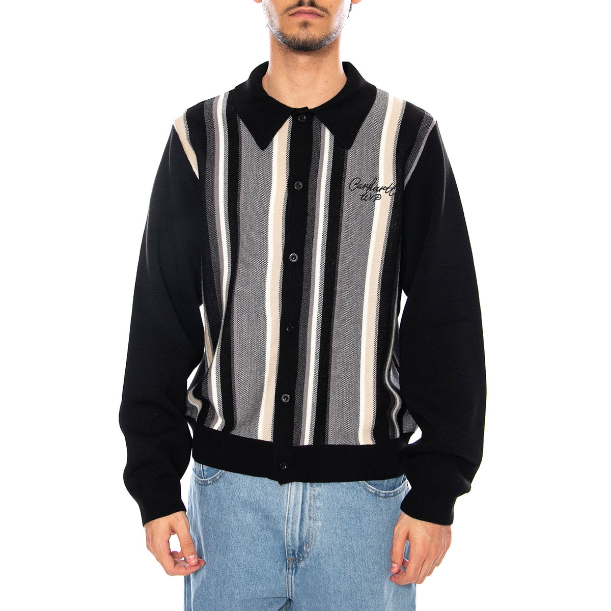 Bainter Cardigan Bainter Stripe, Graphite - Cardigan Uomo Multicolore I035397.3BAXX . CARHARTT WIP 