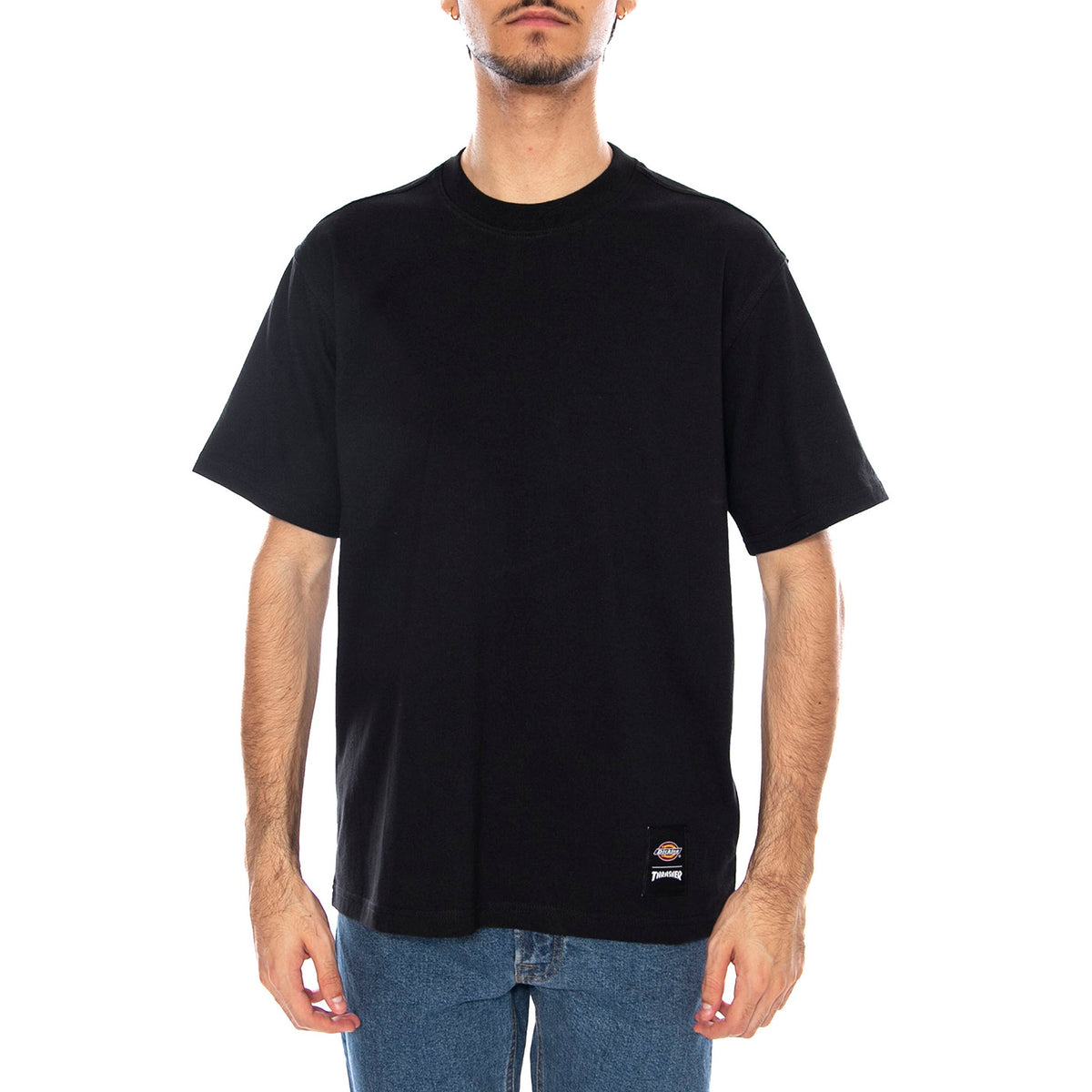 Dickies x Thrasher Tee SS Graphic Black - Maglietta Girocollo Uomo Nera DK0A88IUBLK1 . DICKIES 
