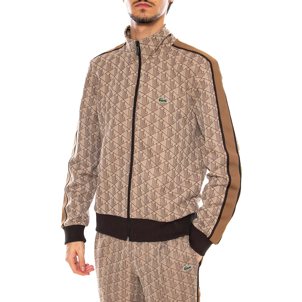 Sweatshirt 6IR Multicolore - Felpa con Zip Uomo Multicolore SH1368-6IR . LACOSTE 