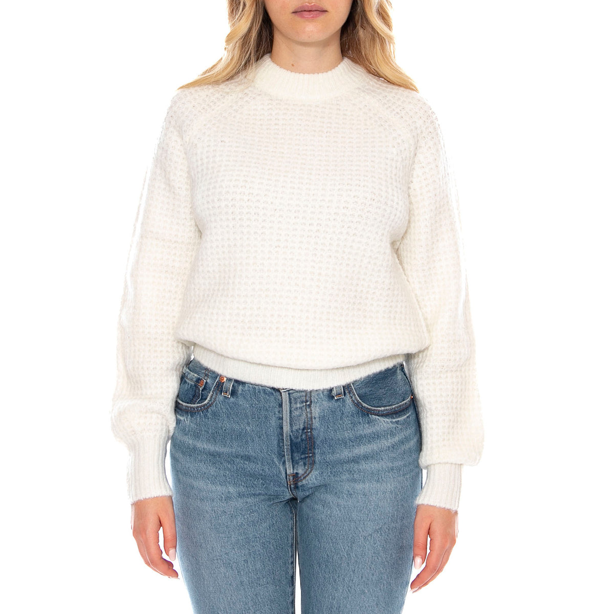 Knit Sweater Ecru -- Maglione Donna Ecru 112371062 . LEE 