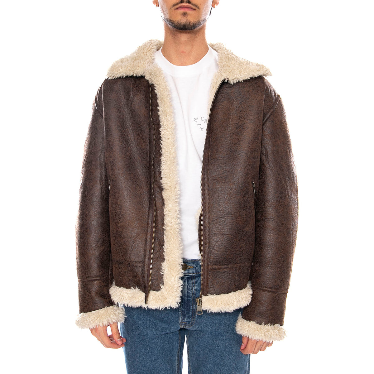 Aviator Jacket Luxe Brown - Giacca Uomo Marrone 112371079 . LEE 