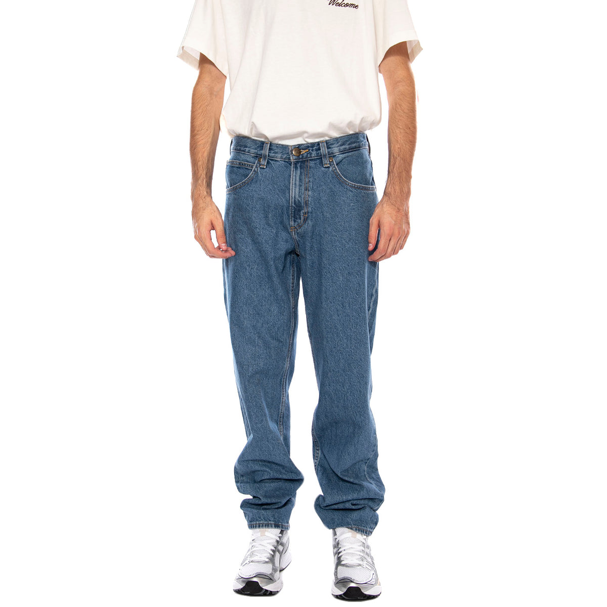 Haden Morgan Blue Denim Jeans - Pantaloni Denim Jeans Uomo Blu 112371203 . LEE 