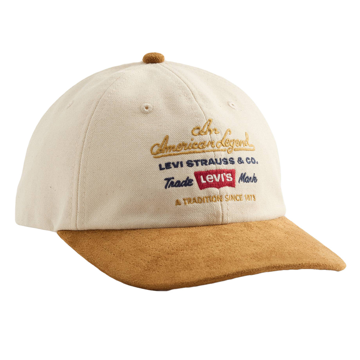 Autunno / Inverno - Relaxed Dad Graphic Cap Ecru Neutral - Cappellino con Visiera Multicolore 004BQ-0000 . LEVIS 
