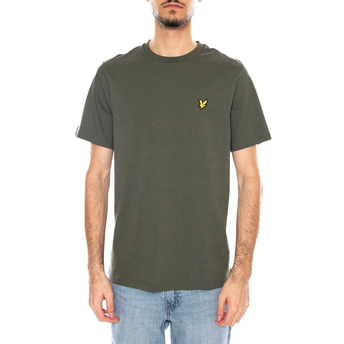 Plain T-Shirt Deep Depths - Maglietta Girocollo Uomo Verde TS400VOG-X848 . LYLE & SCOTT 
