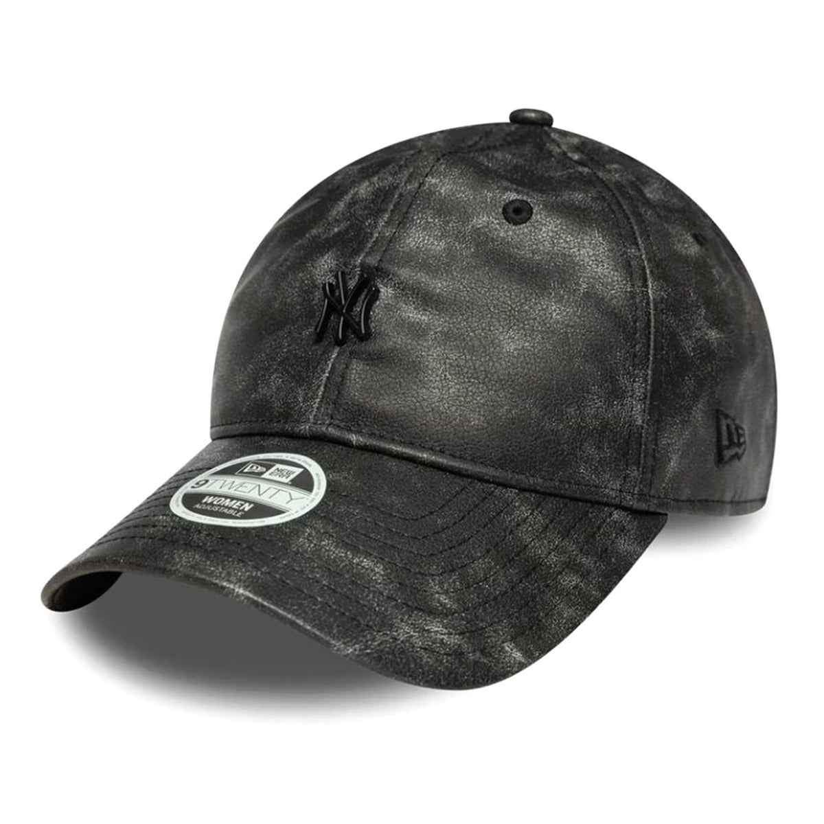Female Worn PU 9Twenty® New York Yankees Black - Cappellino con Visiera Nero 60758953 BLK NEW ERA 