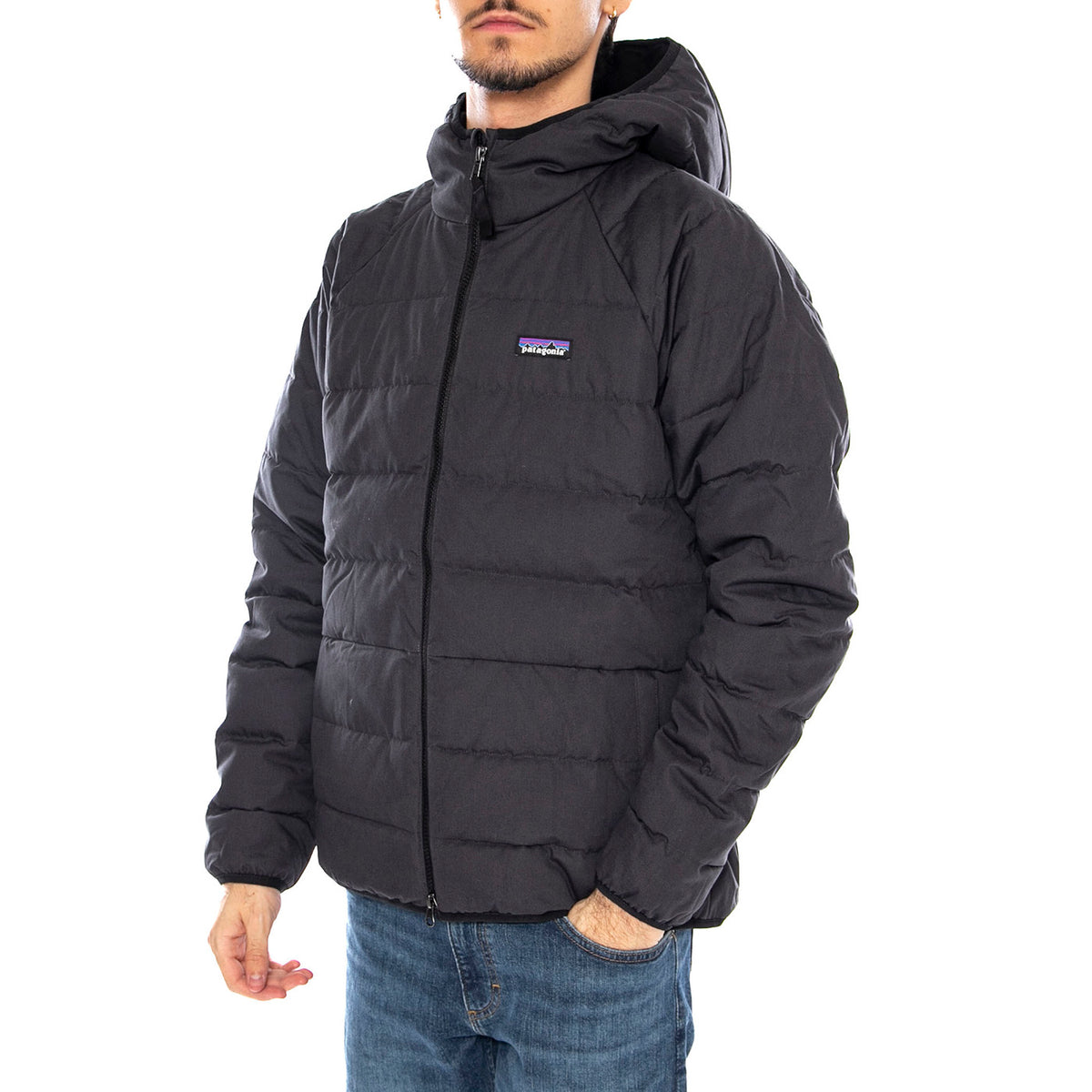 Cotton Down Jkt Puffer Black - Giacca Piumino Uomo Nera 26845 BLK PATAGONIA 