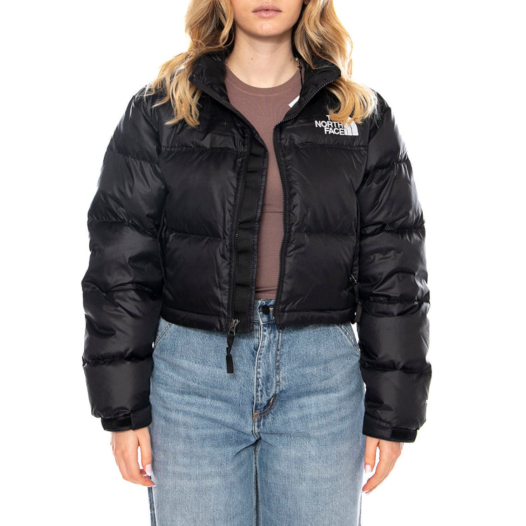 W Nuptse Short Jacket -- Giacca Donna Nera NF0A5GGE GOG1 THE NORTH FACE 