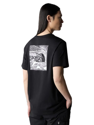 M SS BOX NSE CELEBRATION TEE Black - Maglietta Girocollo Uomo Nera NF0A87NV JK31 THE NORTH FACE 