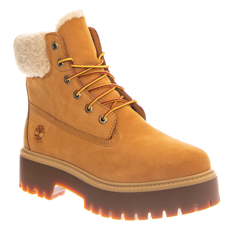 Stone Street Mid Warm Lined Waterproof Boot -- Stivali Donna Impermeabili Foderati Caldi Wheat Nubuck TB0A2PU6 7541 TIMBERLAND 