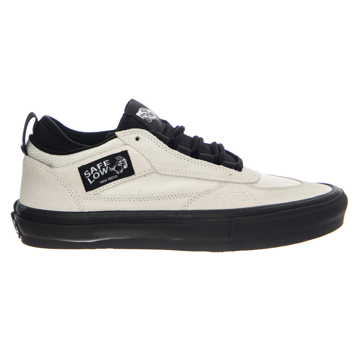 Vans Skate Safe Low Atiba Bone White/Black - Scarpe Stringate Uomo Bianche VN000EEHBWI1 . VANS 