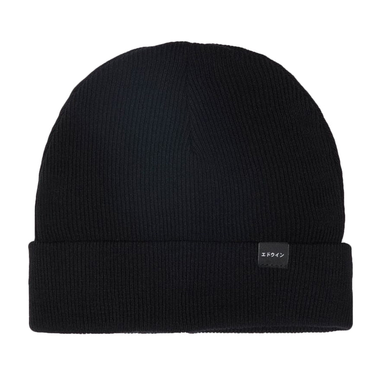 WATCH CAP BEANIE BLACK - Cappellino a Cuffia Nero I028623.89.67. 89.67 EDWIN 