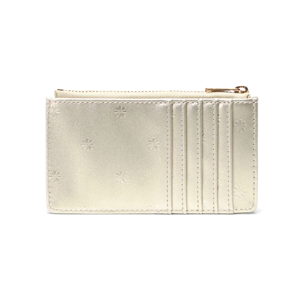Herschel Oscar Large Cardholder Vegan Leather Champagne Metallic - Portacarte Grande in Pelle Vegana Beige 11154 06516 HERSCHEL 