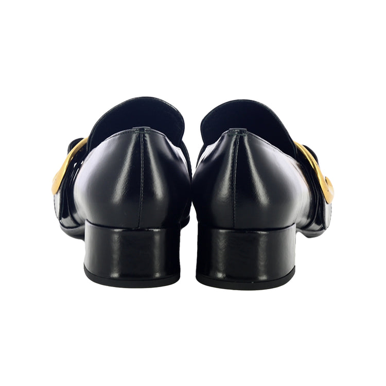 JEFFREY CAMPBELL DOCILE BLACK GOLD - Mocassini Donna Neri JCSU350-02-001 . JEFFREY CAMPBELL 