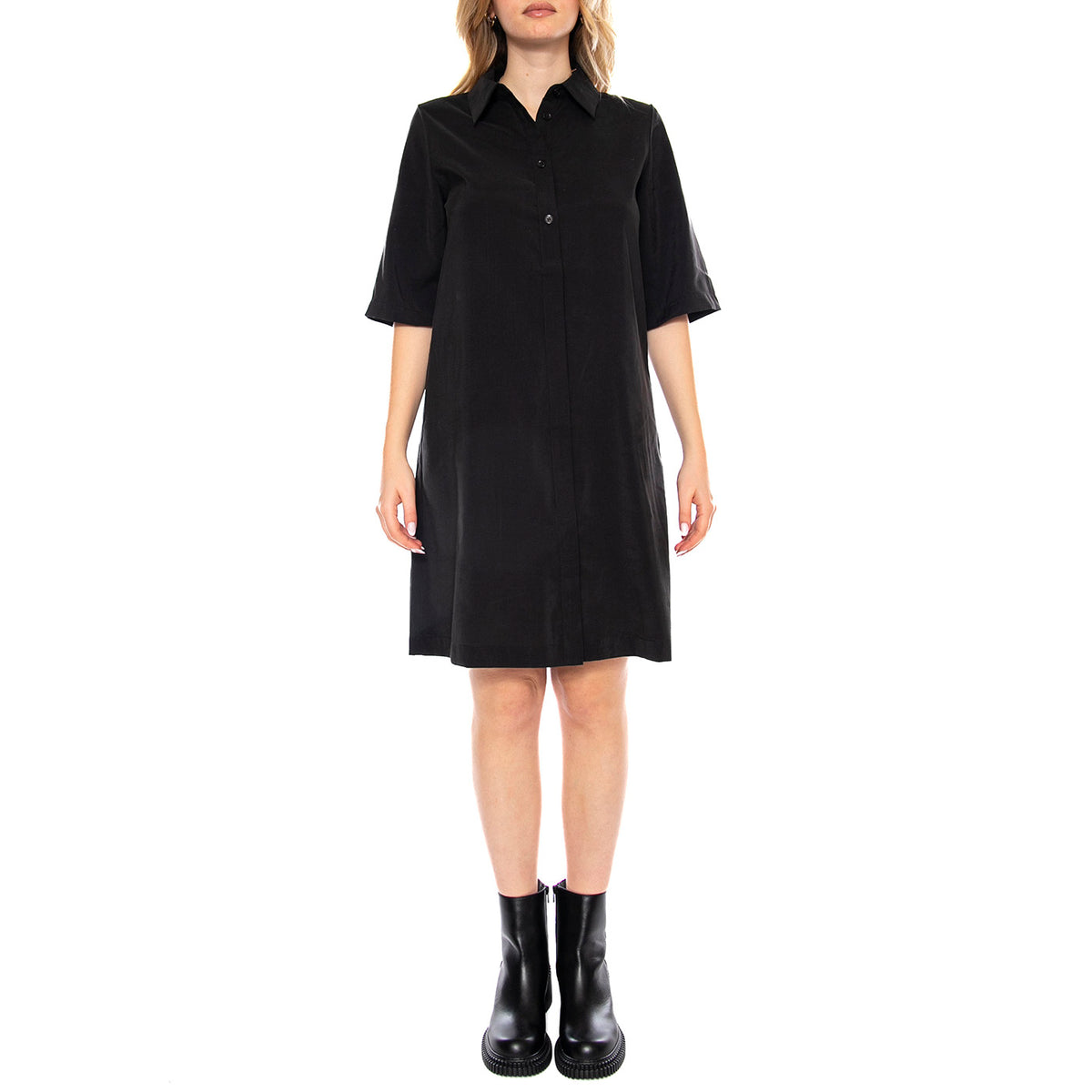 Rey Dress Black -- Abito Donna Nero 237073780 999 MINIMUM 