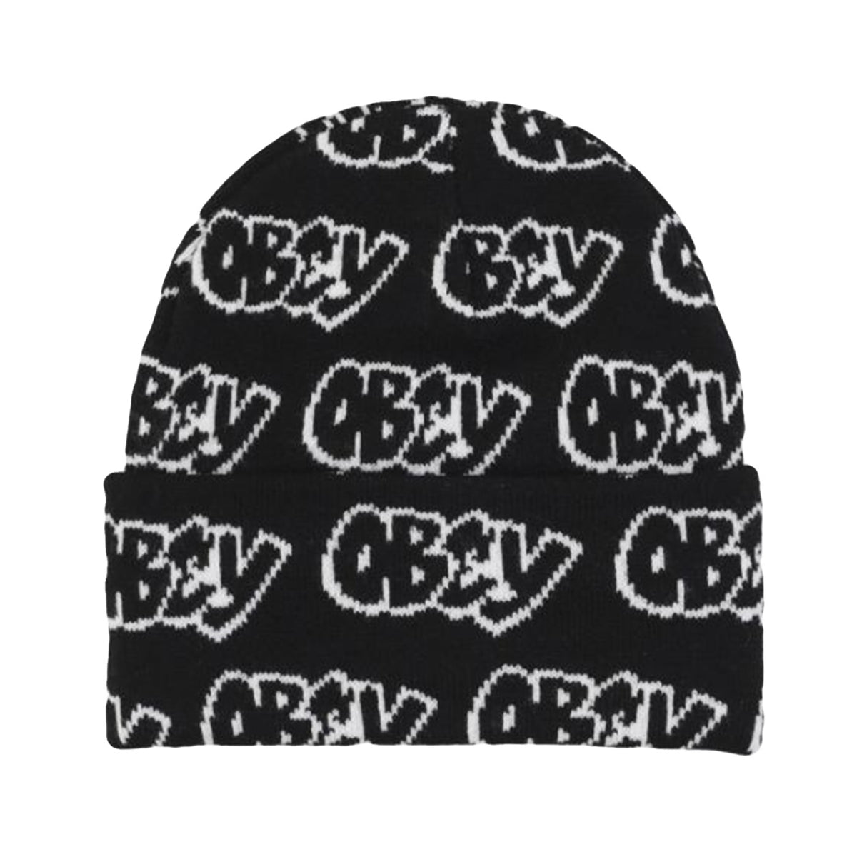 Good Times Beanie Black Multi - Berretto in Maglia Rasata Nero / Mulricolore 100030207 BKM OBEY 