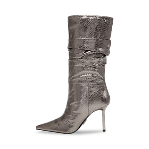 Izabela Pewter Grey - Stivali Alti Donna Grigi<BR/><BR/> SMSIZABELA 733 STEVE MADDEN 