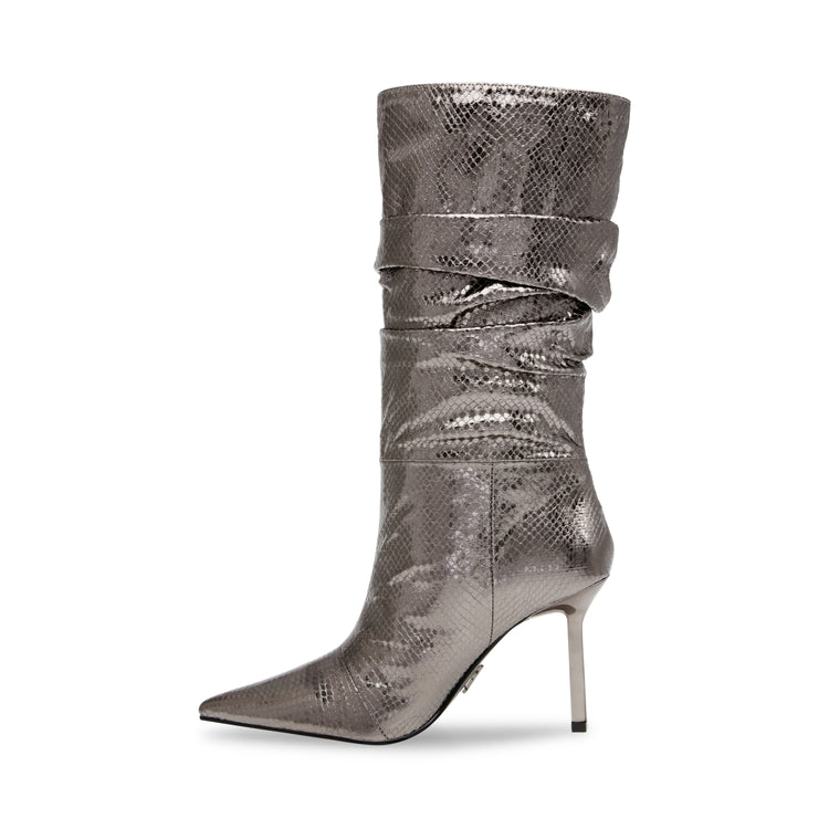 Izabela Pewter Grey - Stivali Alti Donna Grigi<BR/><BR/> SMSIZABELA 733 STEVE MADDEN 