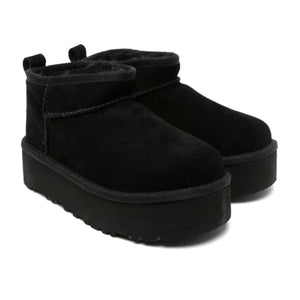 UGG® CLASSIC ULTRA MINI PLATFORM BLACK - Stivaletti Bambini Neri 1157791K BLK UGG 