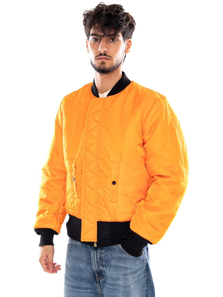 MA-1 HERITAGE BOMBER JACKET BLACK - Giacca Uomo Nera 100101 03 ALPHA INDUSTRIES 