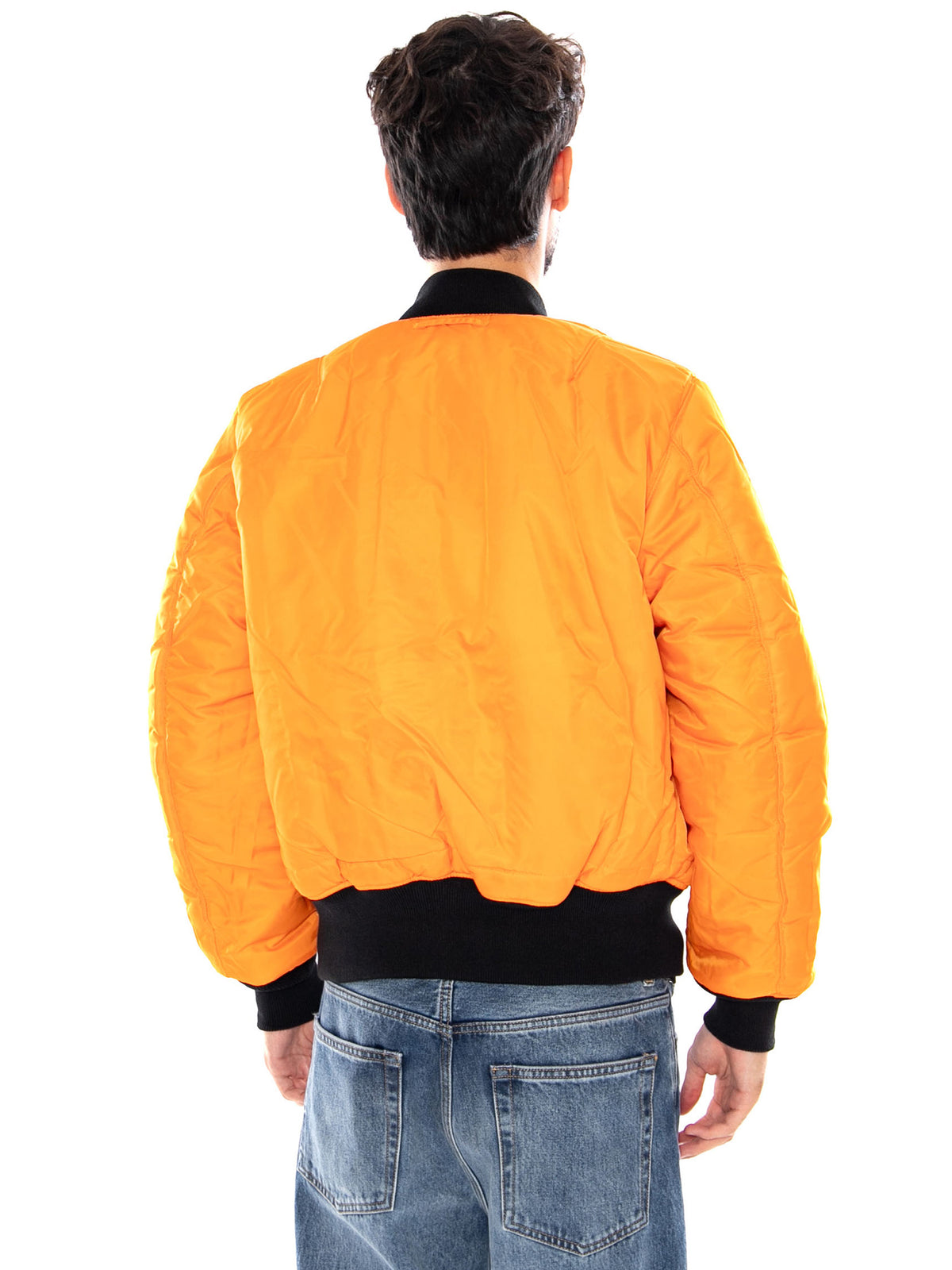 MA-1 HERITAGE BOMBER JACKET BLACK - Giacca Uomo Nera 100101 03 ALPHA INDUSTRIES 