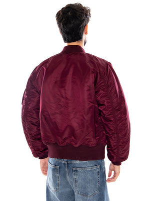MA-1 HERITAGE BOMBER JACKET DARK CHERRY - Giacca Uomo Rossa 100101 608 ALPHA INDUSTRIES 