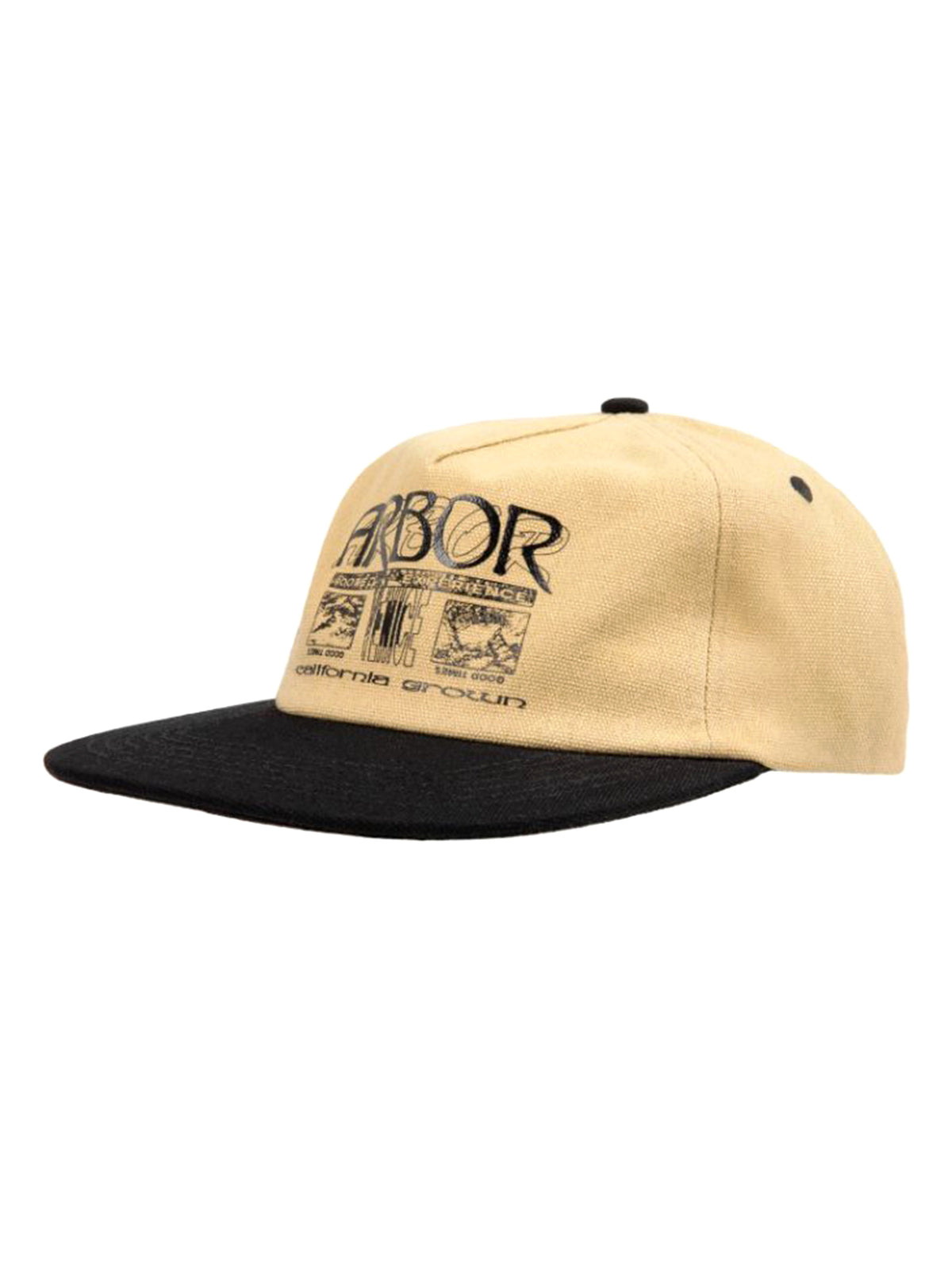 Arbor Evergreen Cap Dark Sand / Black - Cappellino Beige Sabbia e Nero ABA-CAP-0020 DSB Arbor 
