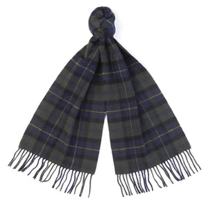 Barbour Tartan Lambswool Scarf Olive Night - Sciarpa Multicolore 262MUSC0001 TN28 BARBOUR 