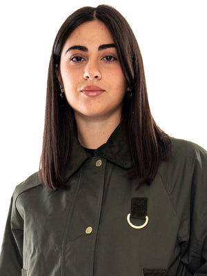 Barbour Wendy Casual Jacket Olive - Giacca Donna Marrone<BR/><BR/> 262MLCA0422 OL51 BARBOUR 