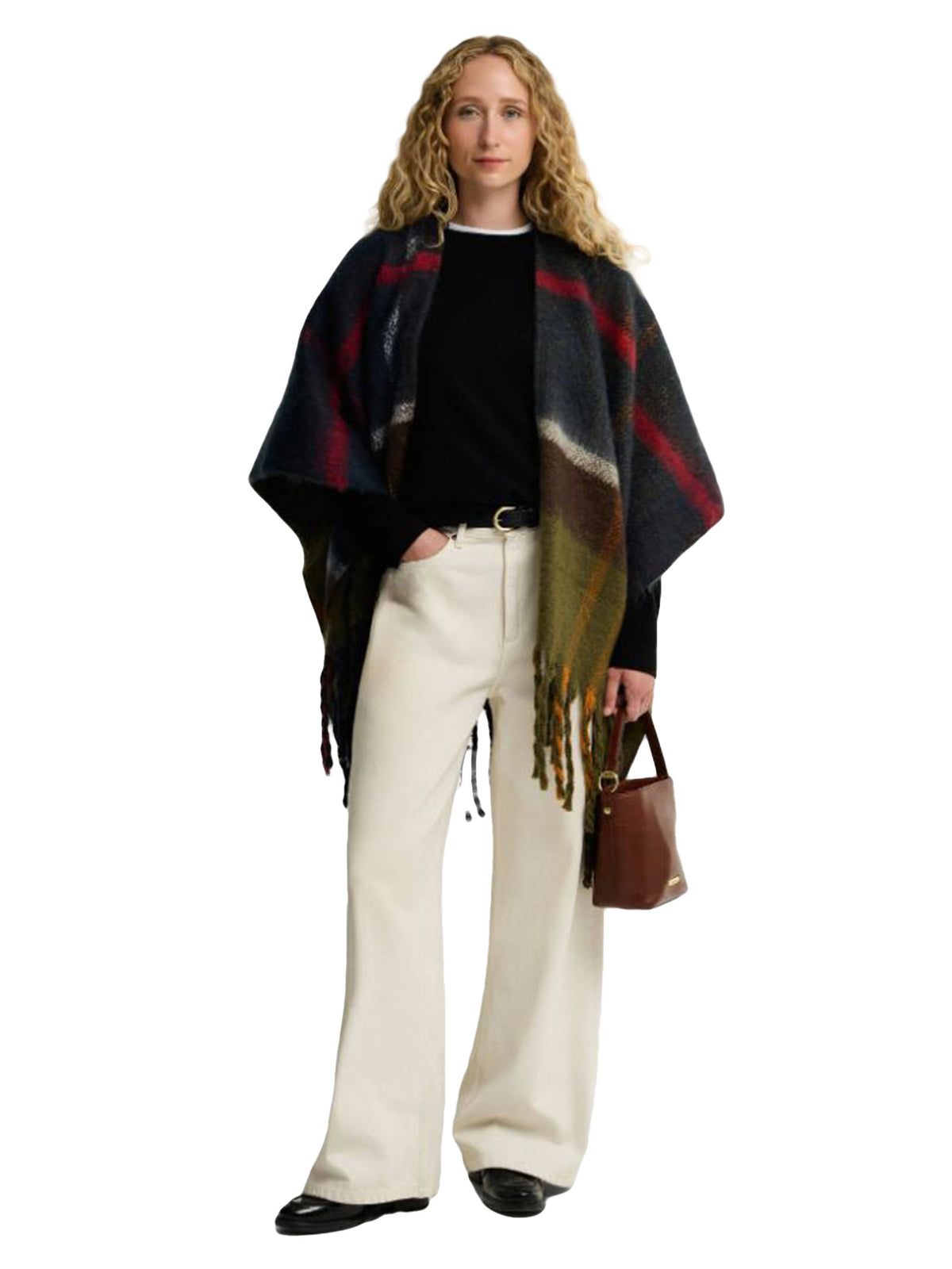 Barbour Isla Boucle Serape Classic Tartan - Mantella Multicolore 262MLSC0353 TN12 BARBOUR 