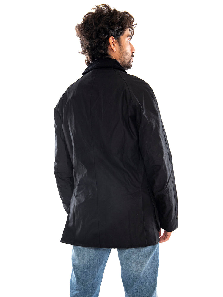 Ashby Wax Jacket Black / Classic - Giacca Uomo Nera 262MMWX0339 BK72 BARBOUR 