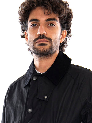 Ashby Wax Jacket Black / Classic - Giacca Uomo Nera 262MMWX0339 BK72 BARBOUR 