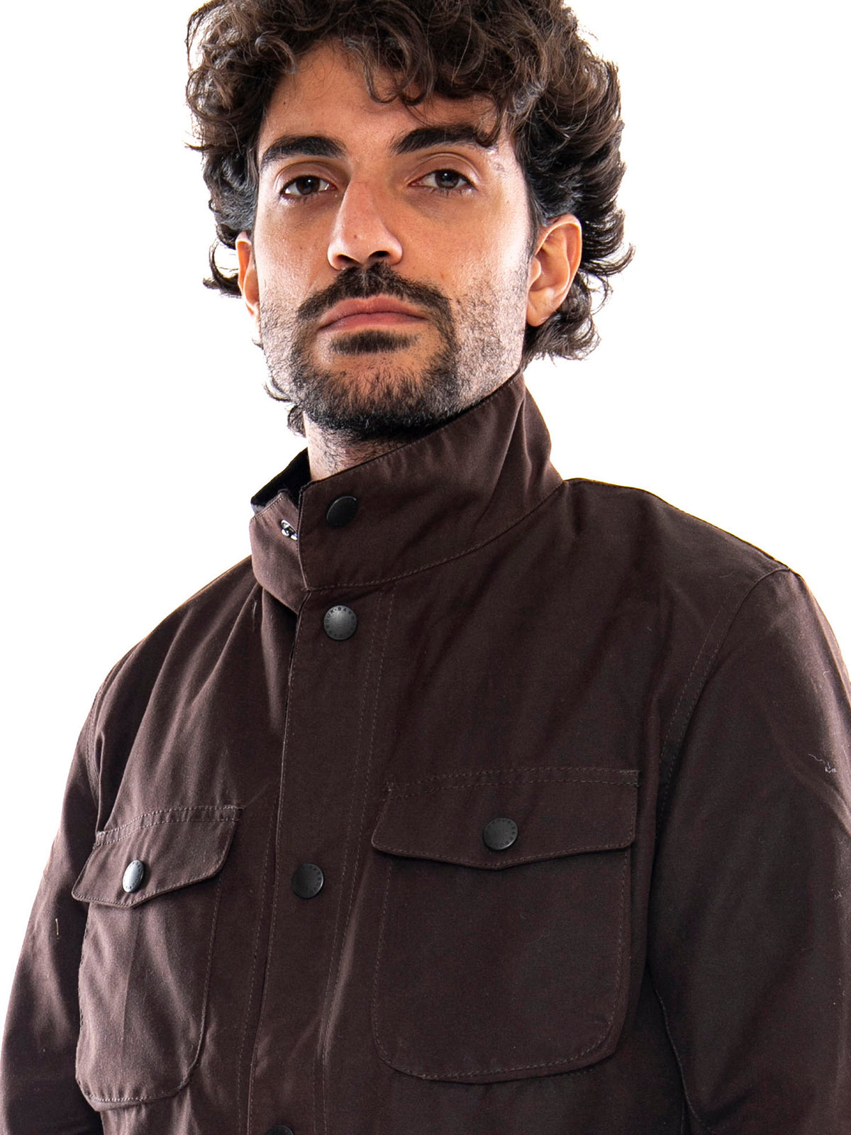 Ogston Wax Jacket Rustic Classic - Giacca Uomo Marrone 262MMWX0700 RU71 BARBOUR 