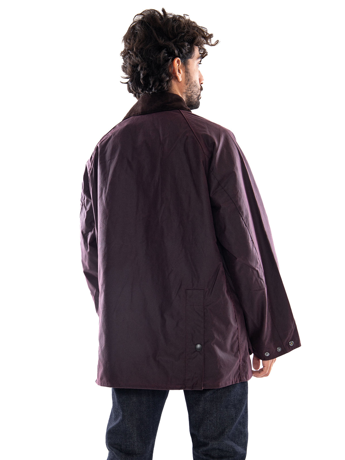 Barbour OS Bedale Wax Bordeaux - Giacca Uomo Bordeaux 262MMWX1679 RE91 BARBOUR 