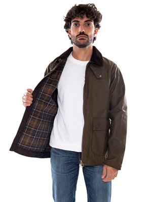 Barbour Short Bedale Wax Brown - Giacca Cerata Corta Uomo Marrone 262MMWX2205 BR71 BARBOUR 