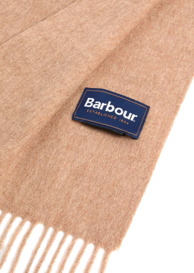 Barbour Plain Lambswool Scarf Light Brown - Sciarpa Beige 262MUSC0008 BR11 BARBOUR 