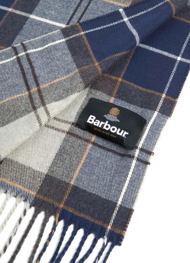 Barbour Galingale Tartan Scarf Grey Midnight Tartan - Sciarpa Multicolore 262MUSC0300 TN38 BARBOUR 