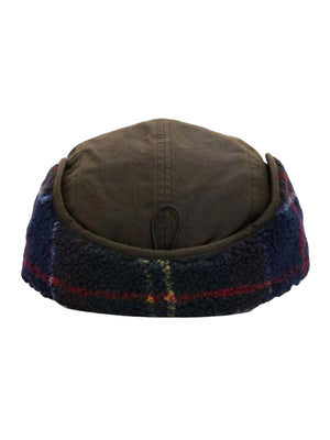 Barbour Lonnen Carpenter Cap Olive - Cappellino con Visiera Marrone<BR/><BR/> MHA0981 OL51 BARBOUR 