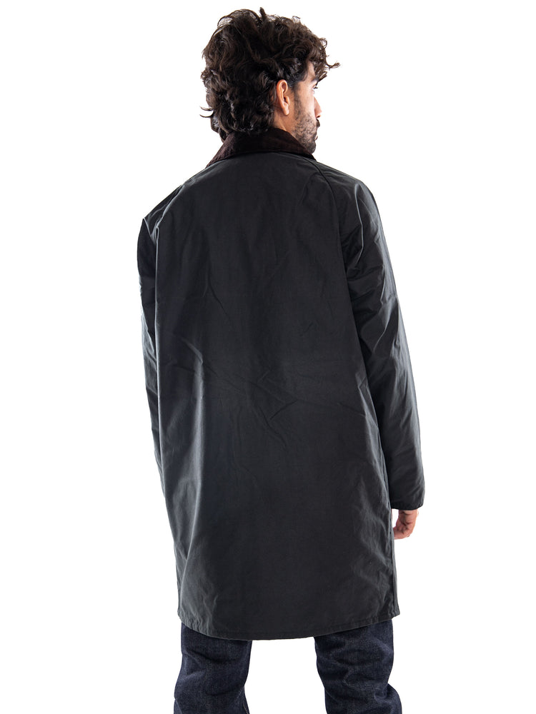Barbour Long Spey Wax Jacket Sage - Giacca Uomo Verde MWX2594 SG51 BARBOUR 
