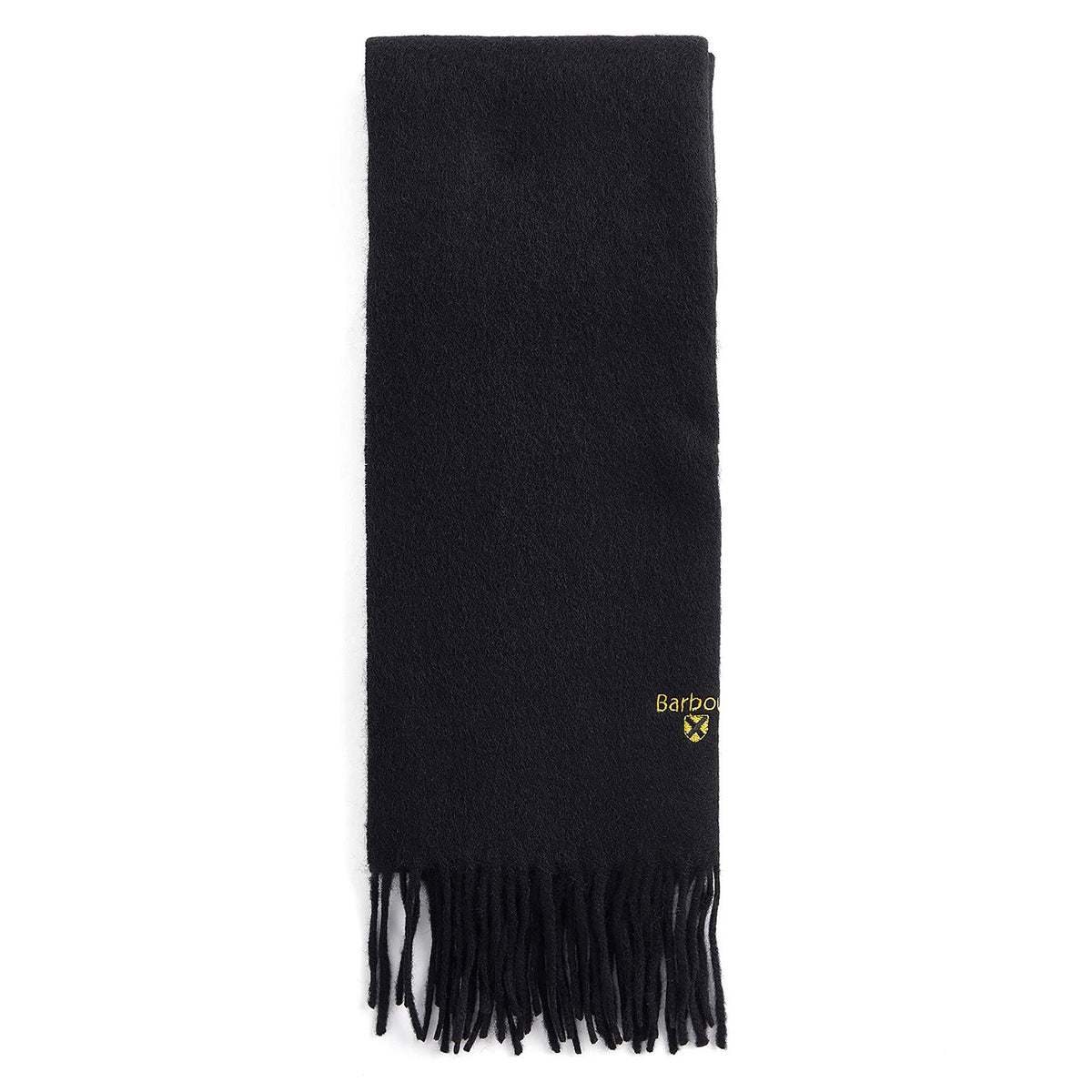 Barbour Plain Lambswool Scarf Black - Sciarpa Nera 262MUSC0008 BK11 BARBOUR 