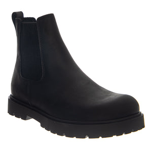 Birkenstock Highwood Slip On Mid S Oiled Leather Black - Stivaletti Uomo Neri in Pelle Oliata<BR/><BR/> 1033139 BLK BIRKENSTOCK 