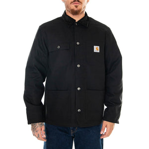 MICHIGAN COAT BLACK / BLACK RIGID - Giacca Uomo Nera I015261 00E01 CARHARTT WIP 