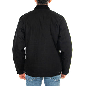 DETROIT JACKET BLACK / BLACK RIGID - Giacca Uomo Nera I015264 00E01 CARHARTT WIP 