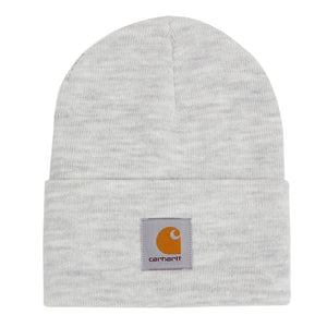 ACRYLIC WATCH HAT ASH HEATHER - Cappellino a Cuffia Grigio Chiaro Mélange I020175 482XX CARHARTT WIP 