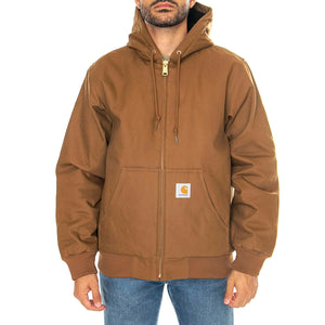 ACTIVE JACKET HAMILTON BROWN - Giacca con Cappuccio Uomo Marrone I023083 HZ01 CARHARTT WIP 