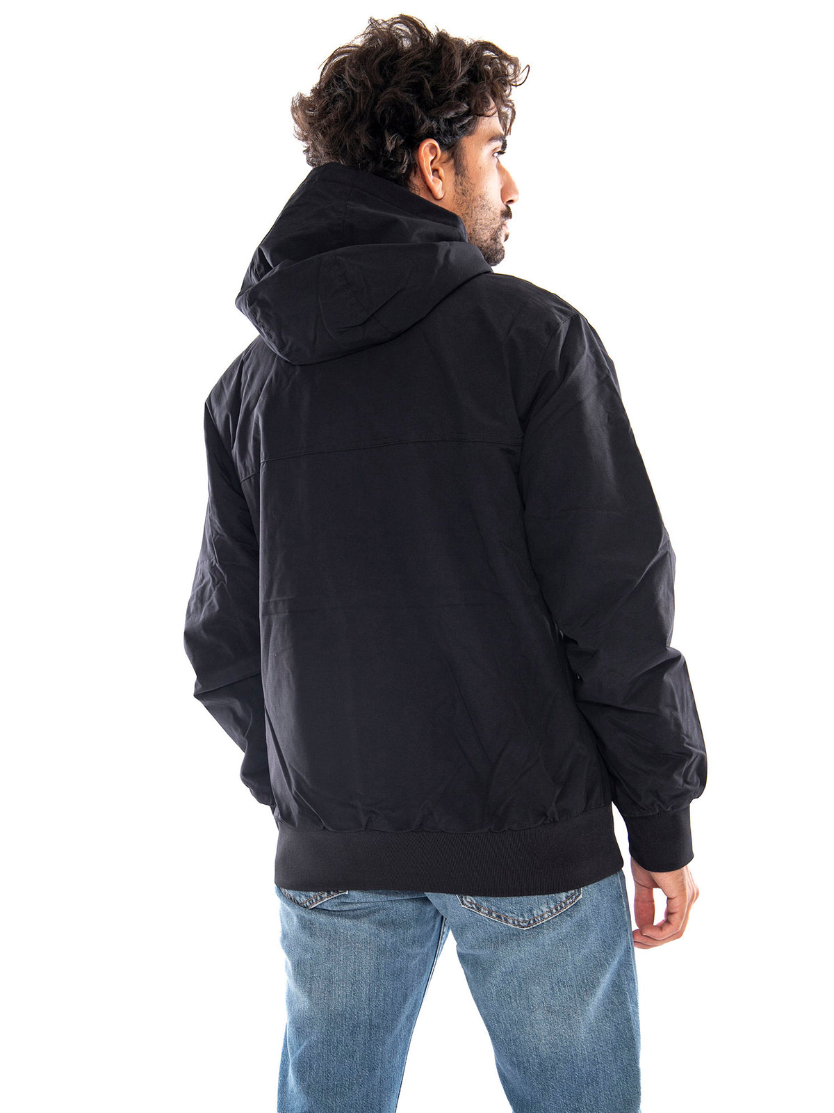 Hooded Sail Jacket Black / White - Giacca Uomo Nera / Bianca I028436 0D2XX CARHARTT WIP 