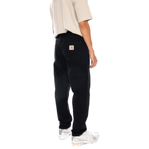 NEWEL PANT BLACK ONE WASH - Pantaloni Denim Jeans Uomo Neri I029208 892Y CARHARTT WIP 