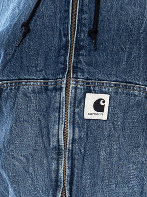 Carhartt WIP W' OG Active Jacket Blue Marble - Giacca Donna Blu<BR/><BR/> I032240 017X CARHARTT WIP 