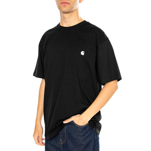 S/S Madison T-Shirt Black / White - Maglietta Girocollo Uomo Nera I033000 0D2XX CARHARTT WIP 