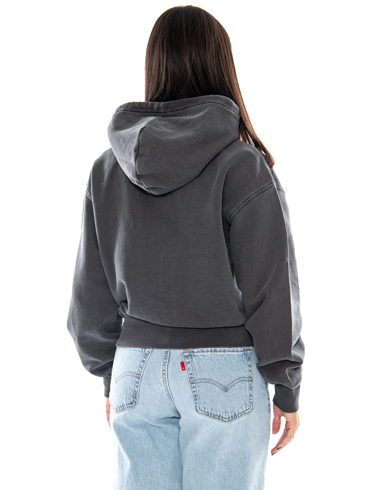 Carhartt WIP W' Hooded Nelson Jacket Black - Felpa Donna Nera con Cappuccio<BR/> I033830 89GD CARHARTT WIP 