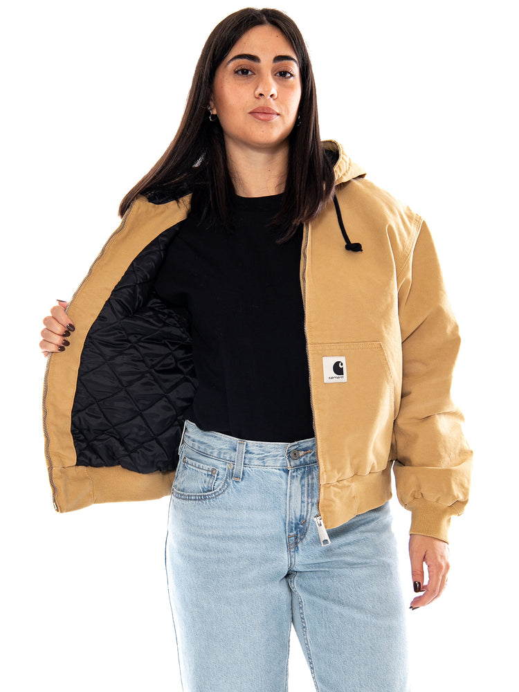 Carhartt WIP W' OG Active Jacket Stone Canvas - Giacca Donna Marrone I035673 3TF4O CARHARTT WIP 